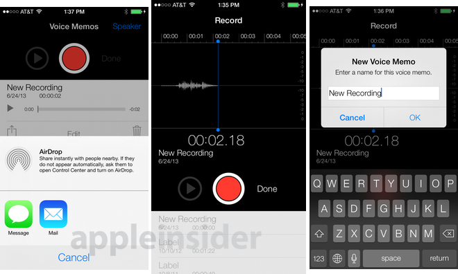 iOS 7 beta: Apple's 'Voice Memos' app returns in latest ...