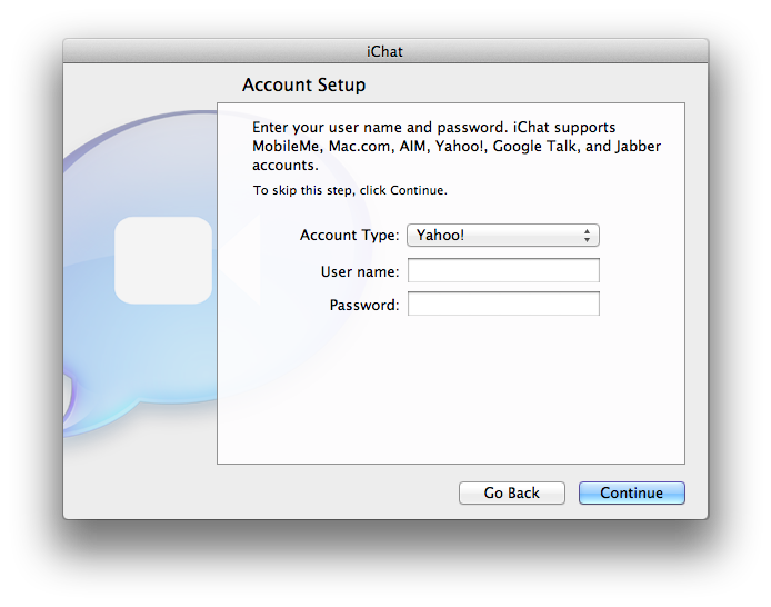 update yahoo messenger for mac os x