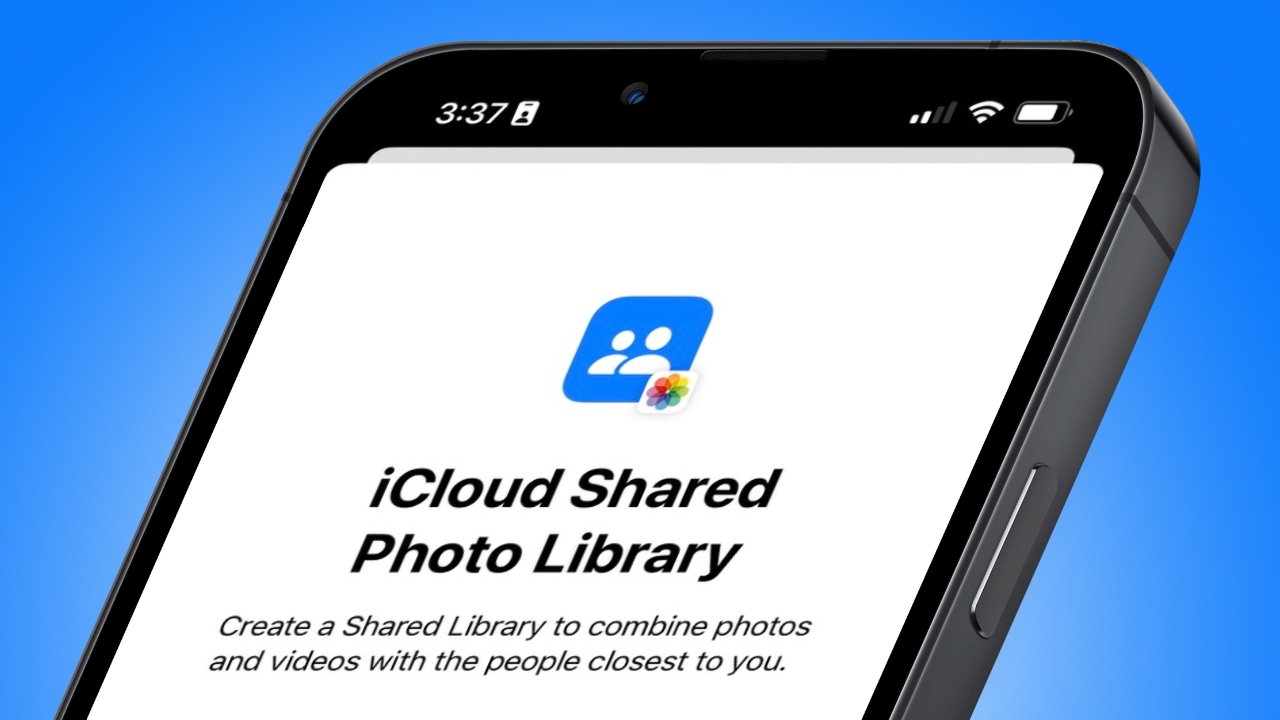 Share a photo library between six people in iOS 16