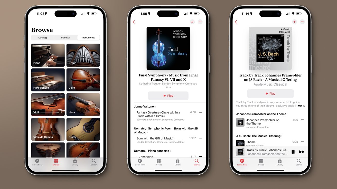 Apple Music Classical surfaces needed data for finding classical music