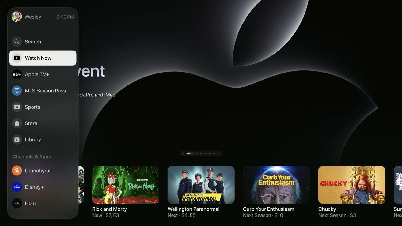 Updated Apple TV app