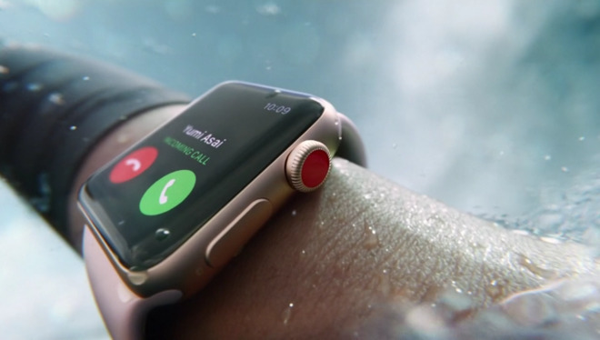 The Apple Watch is water resistant to 50 meters
