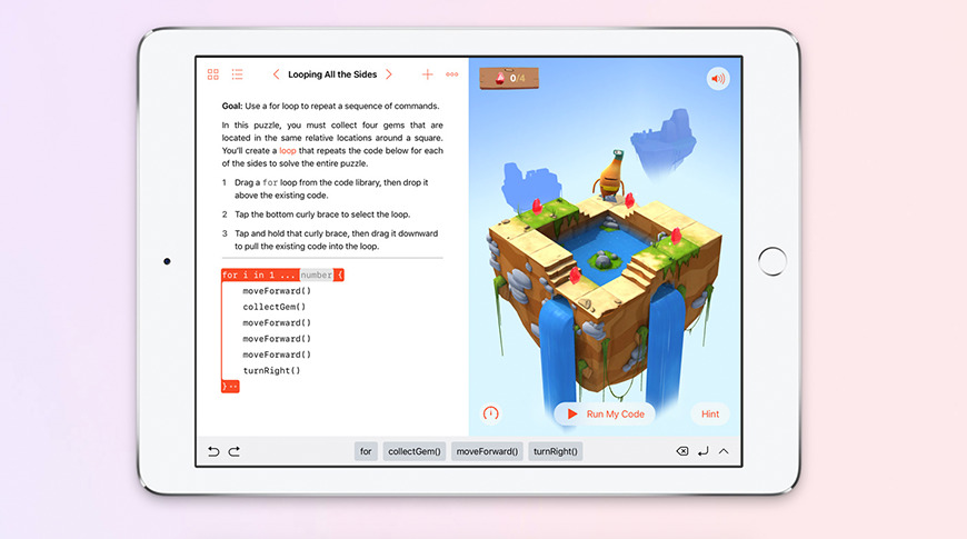 iPad app for training