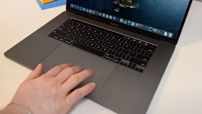 Apple’s massive trackpad can be clicked anywhere, and operates smoothly edge to edge.