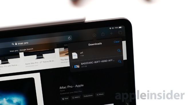 Safari lets you download files directly to the Files app using its new manager
