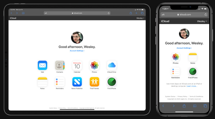 Safari on iOS and iPadOS
