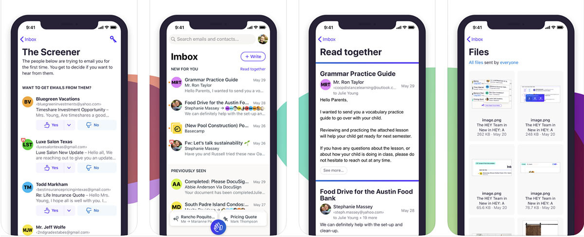 The Hey email app only works if subscribed from their website