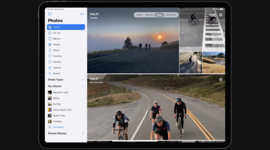 New photos experience for iPadOS similar to the Mac app