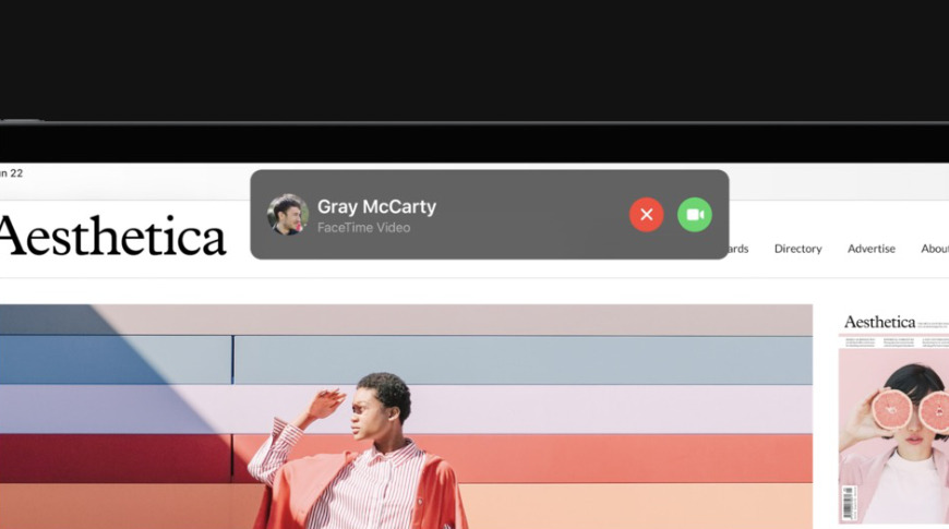 Incoming calls get out of the way with compact UI