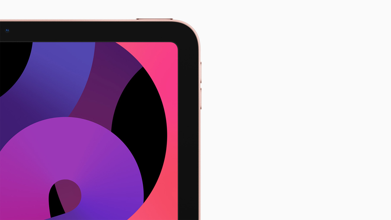 The Touch ID sensor is in the power button on the device's edge