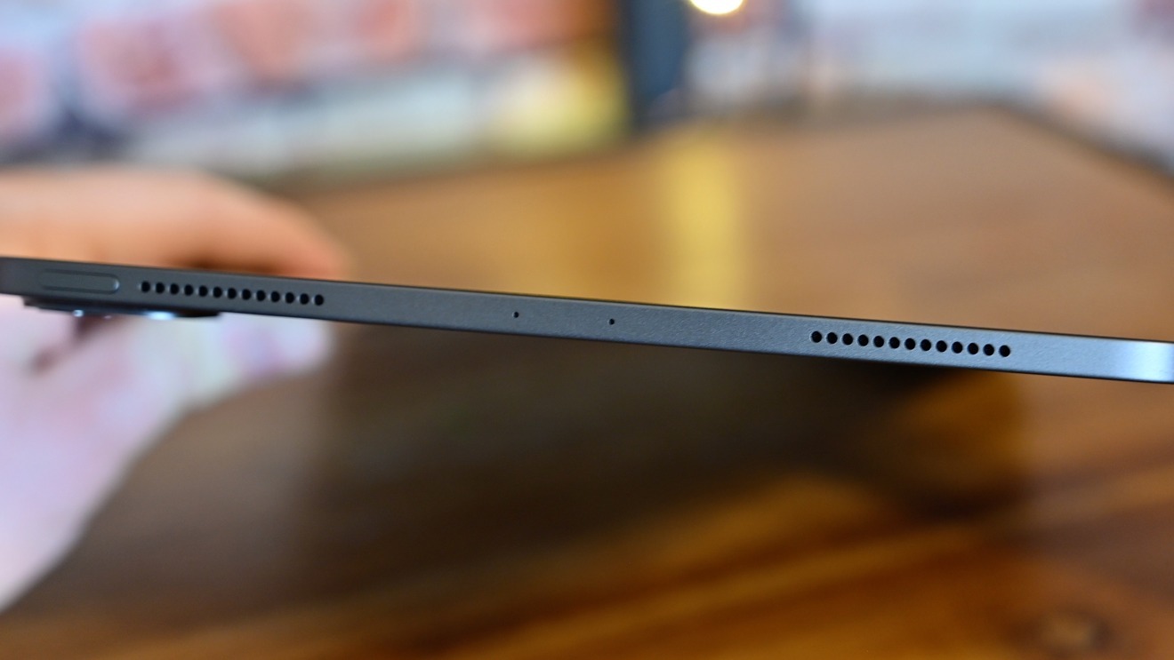 Only the iPad Pro lineup has a four-speaker array for stereo in both portrait and landscape