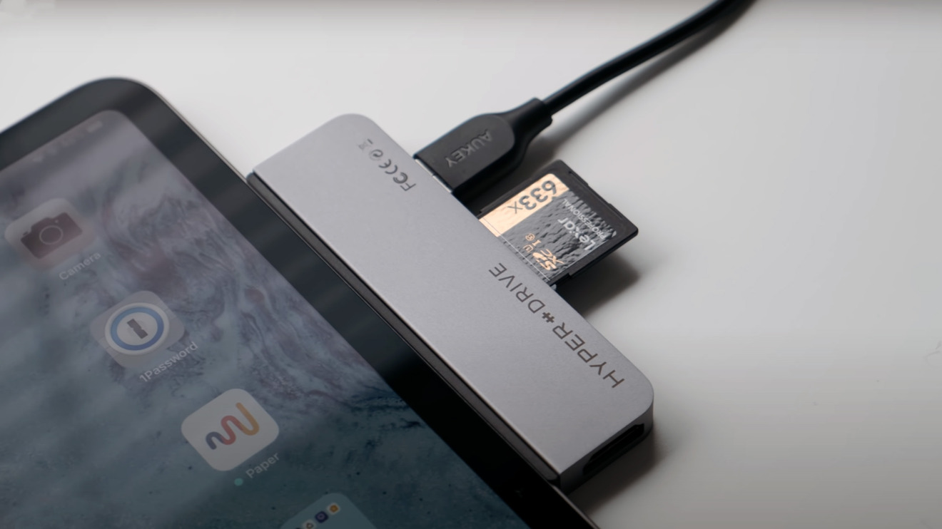 The iPad Pro's USB-C port supports more accessories, including hubs