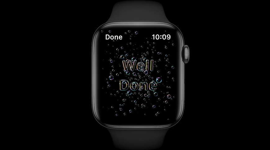 Hand washing in watchOS 7