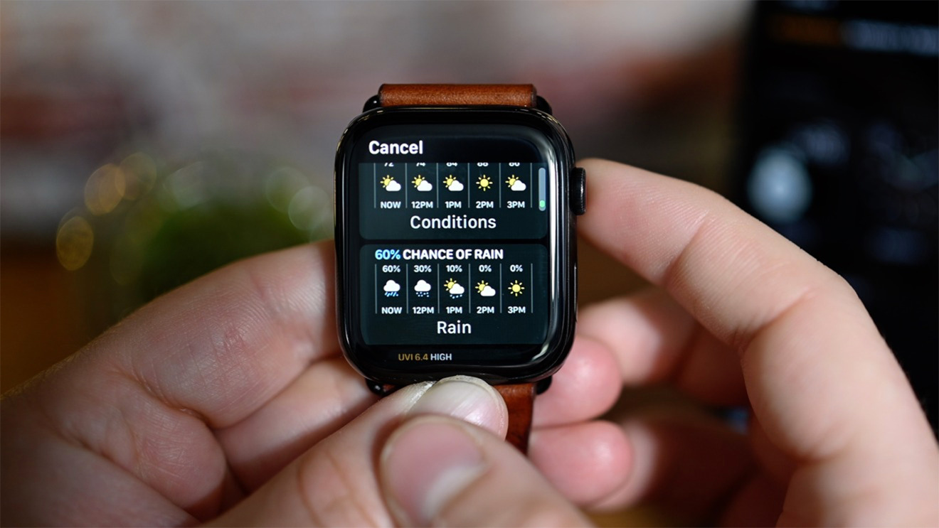 Checking weather conditions in watchOS 7