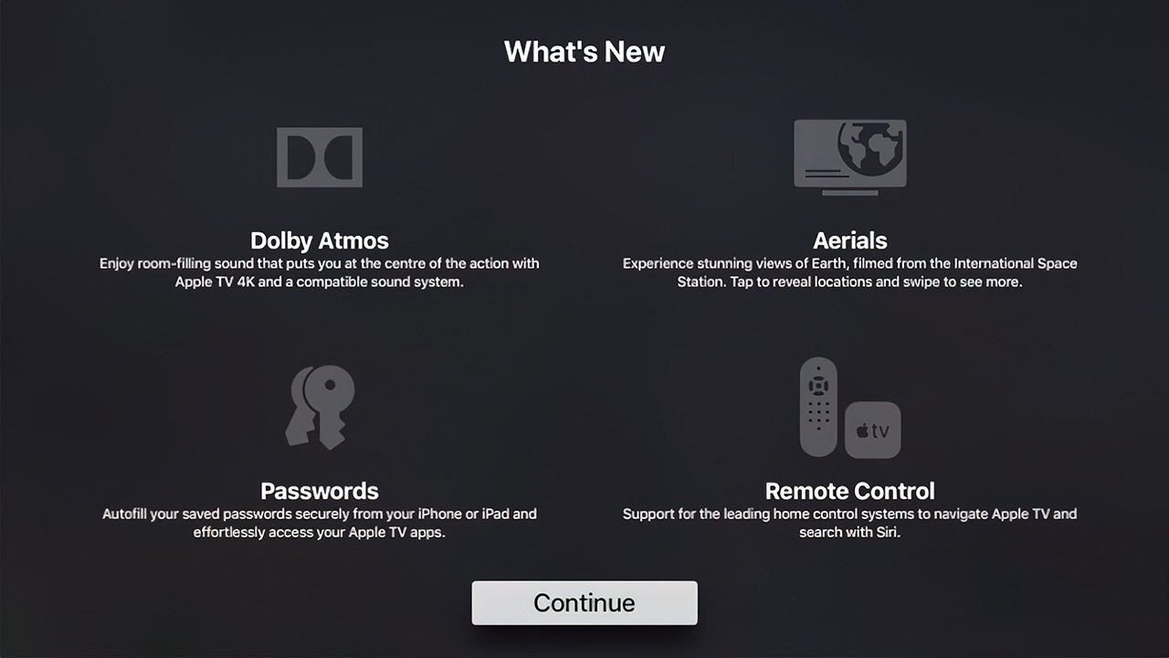 Changes in tvOS 12