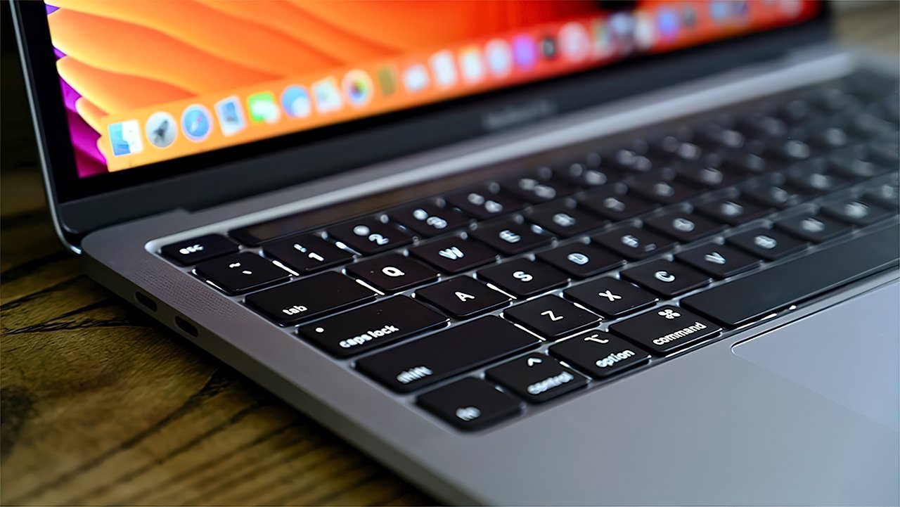 The scissor-switch keys on the 13-inch MacBook Pro (2020)