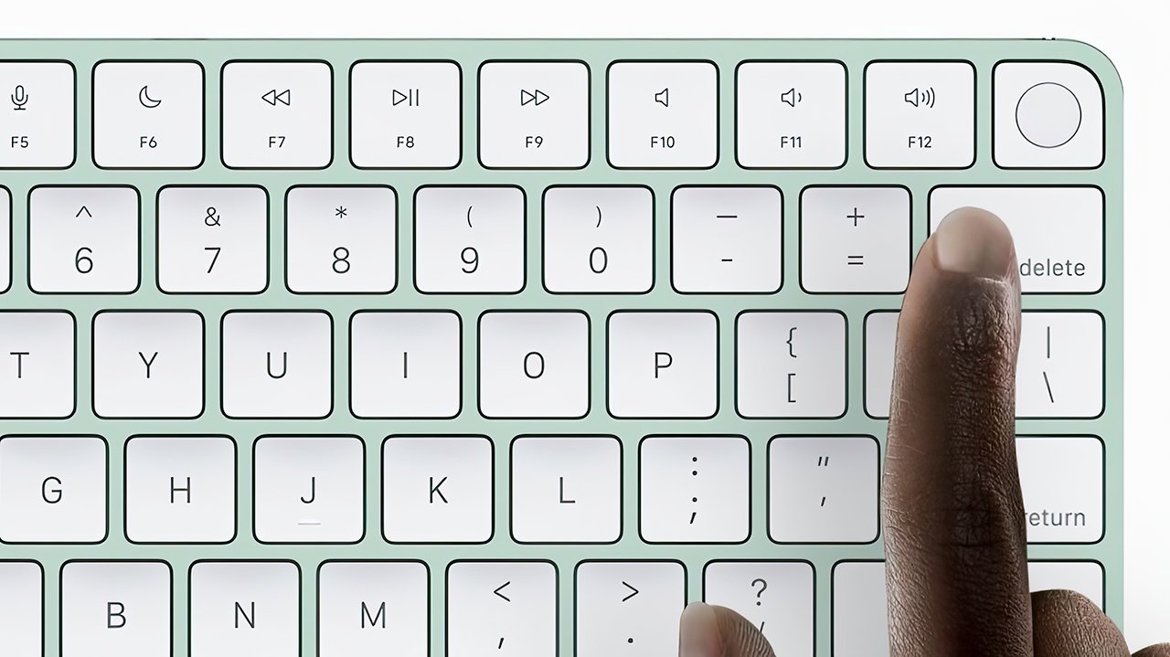 apple keyboard with numeric keypad how long in inches