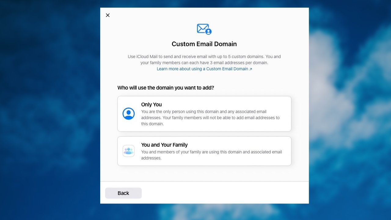 Set up a custom email domain in iOS 15