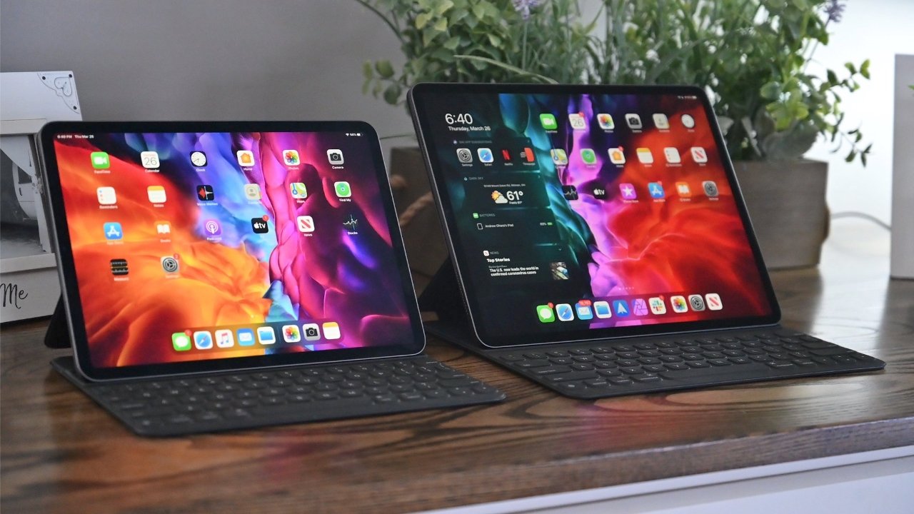 Desain ujung ke ujung membuat iPad Pro terlihat ramping dan modern