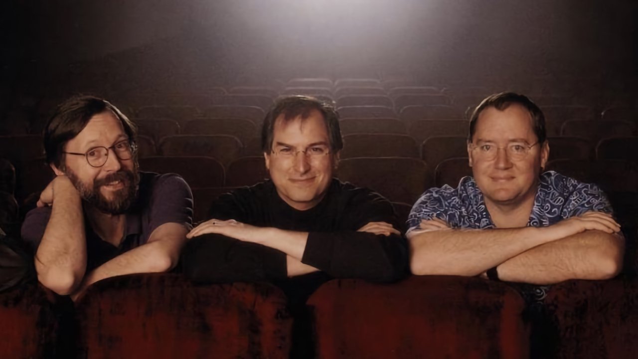 Ed Catmull, Steve Jobs, and John Lasseter of Pixar