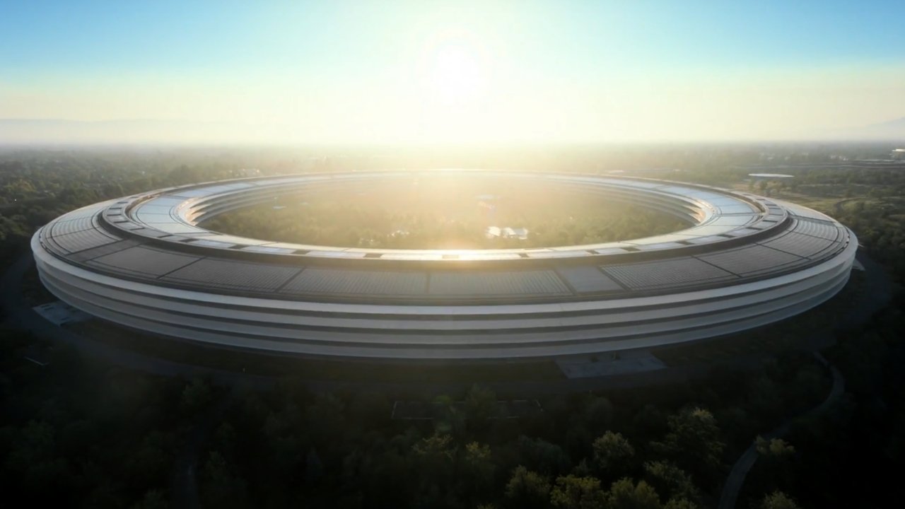 The main building at Apple Park, called The Ring