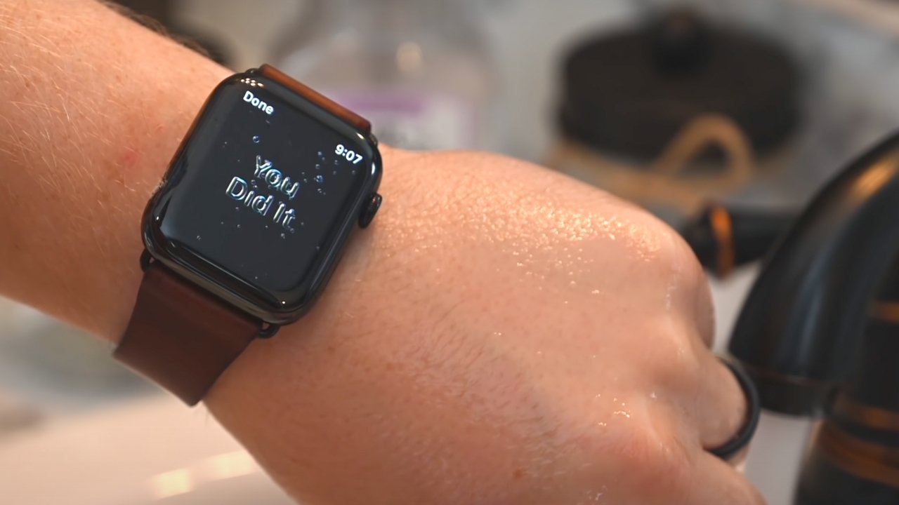 Keep track of your handwashing habits with the Apple Watch
