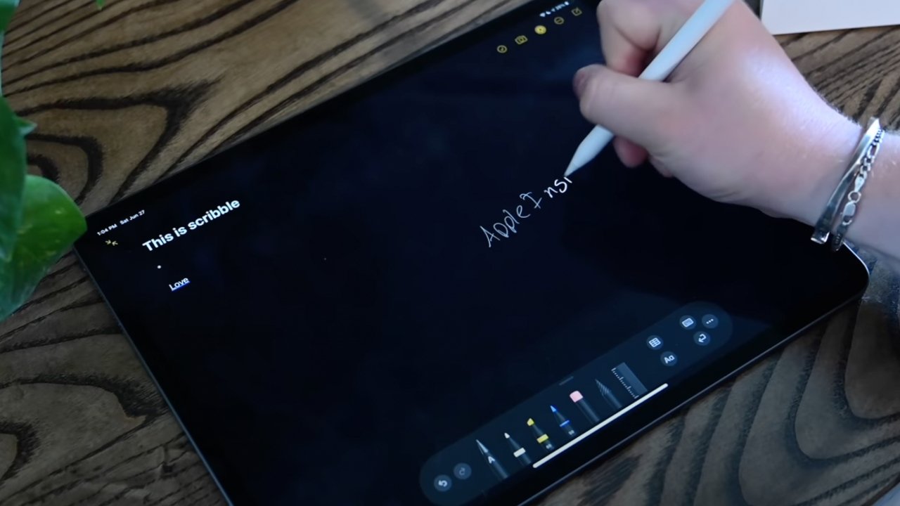 Scribble converts written words into text