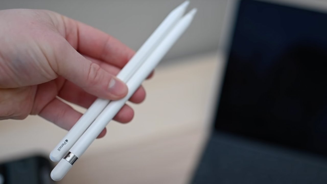 The original Apple Pencil was larger with some ergonomic issues