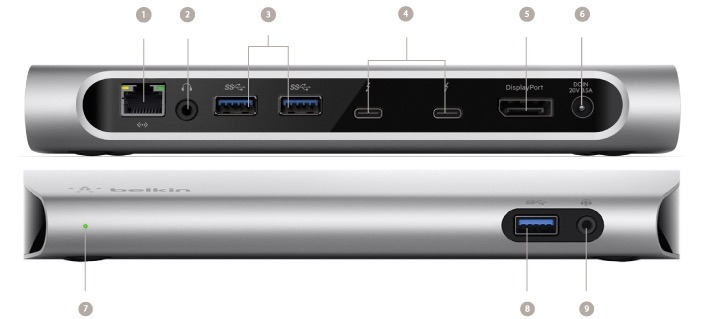 Belkin が Express Dock を Thunderbolt 3 USB-C コネクタで刷新