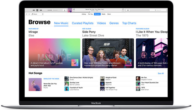 is itunes for mac same as ios