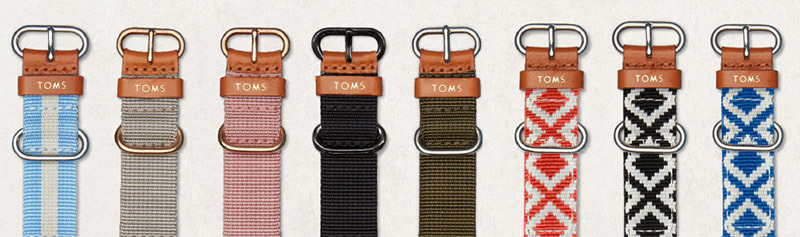 Toms on sale watch band