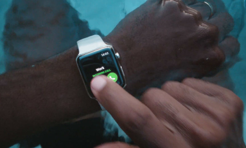 Apple debuts new Apple Watch mini ad focusing on waterproof