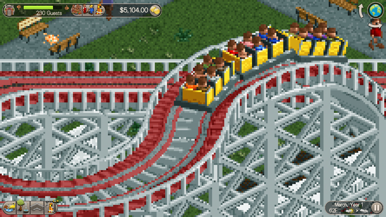 Atari Releases 'RollerCoaster Tycoon Classic' for iOS - MacRumors