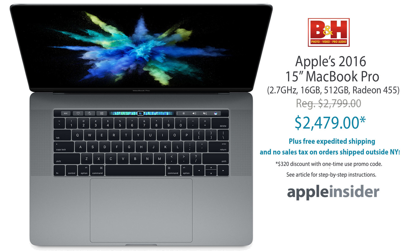 Macbook pro hot sale 2016 16gb