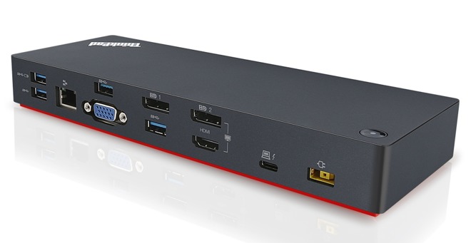 Lenovo's $280 ThinkPad 3 Dock adds full-size USB, HDMI, to new MacBook Pro | AppleInsider