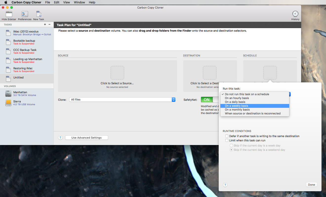 carbon copy cloner vs chronosync