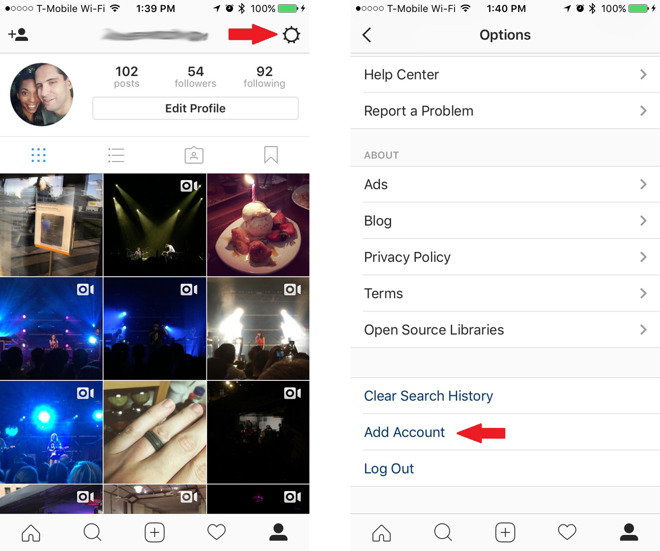 How to add and switch between Instagram accounts on iPhone