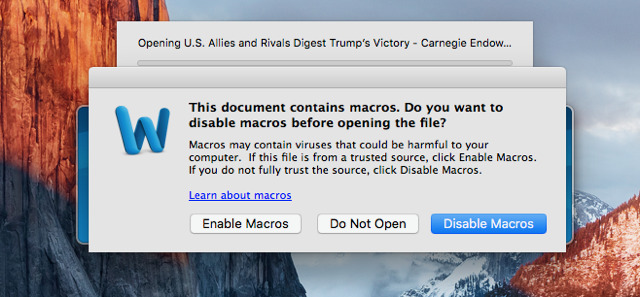 microsoft word for mac will not open