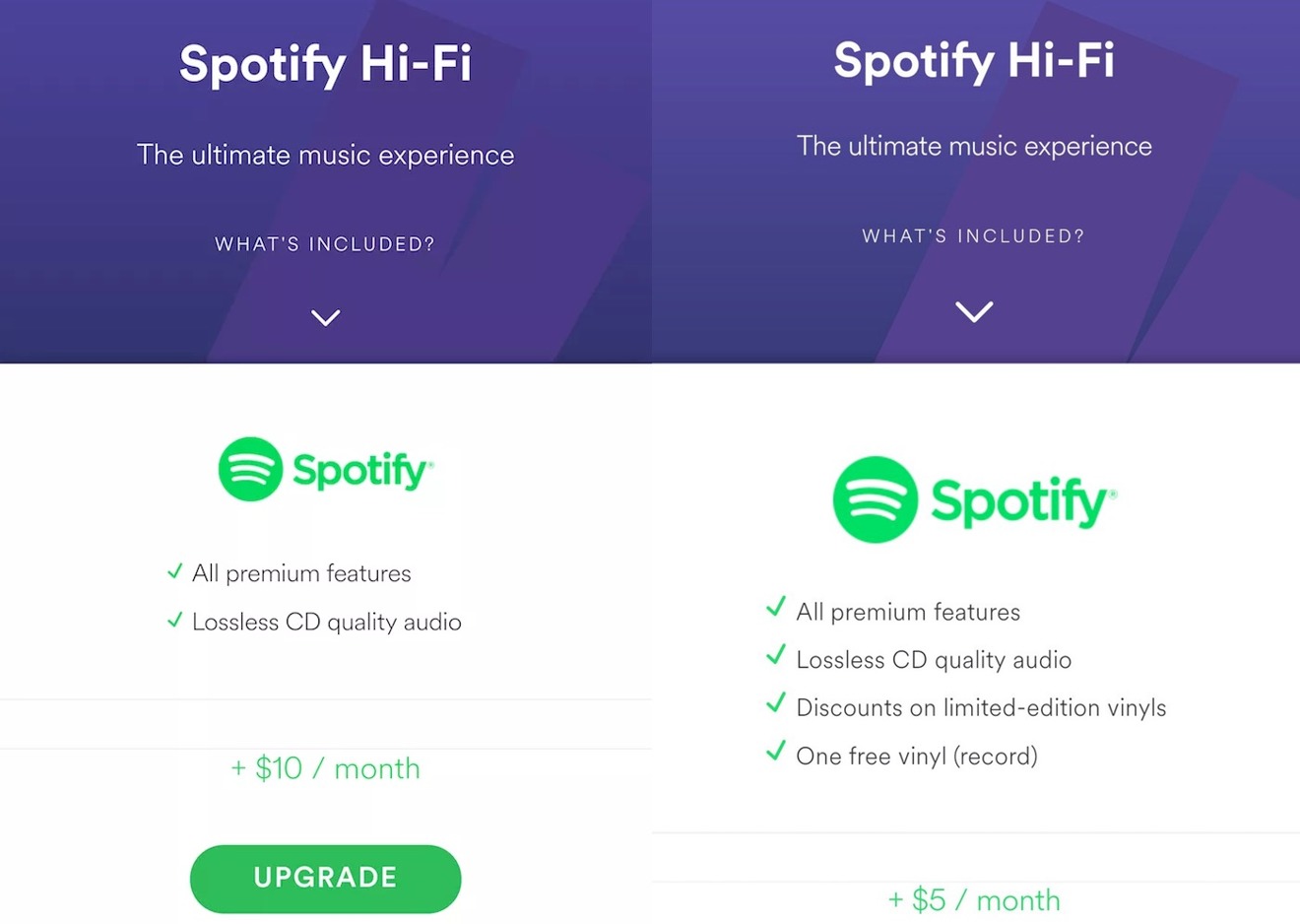 Spotify app prompts hint at $20 lossless audio subscription