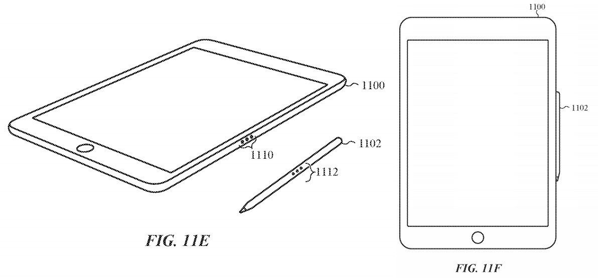 Apple Pencilの充電コンセプトは磁気iPad Proスマートコネクタを利用しています