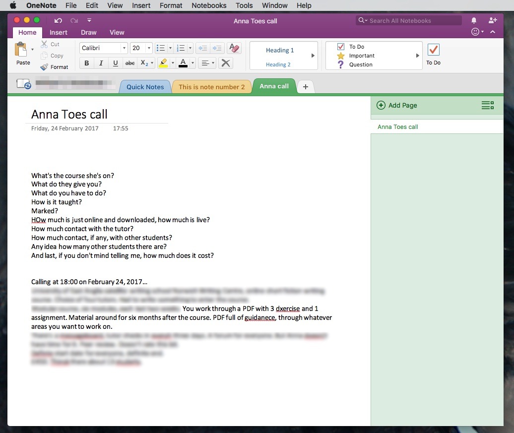 how to make the most of onenote on macbook pro