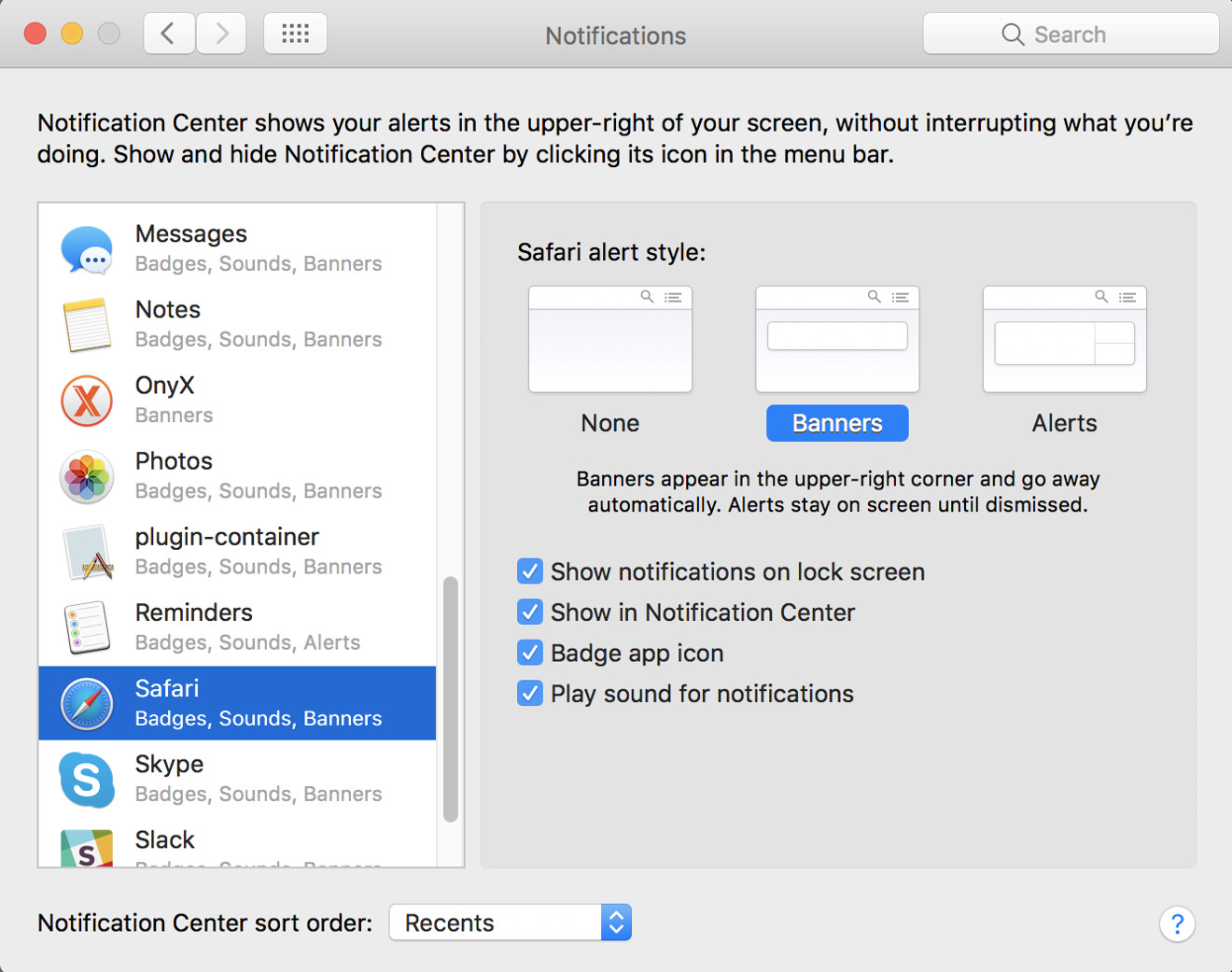 turn off notifications for email mac