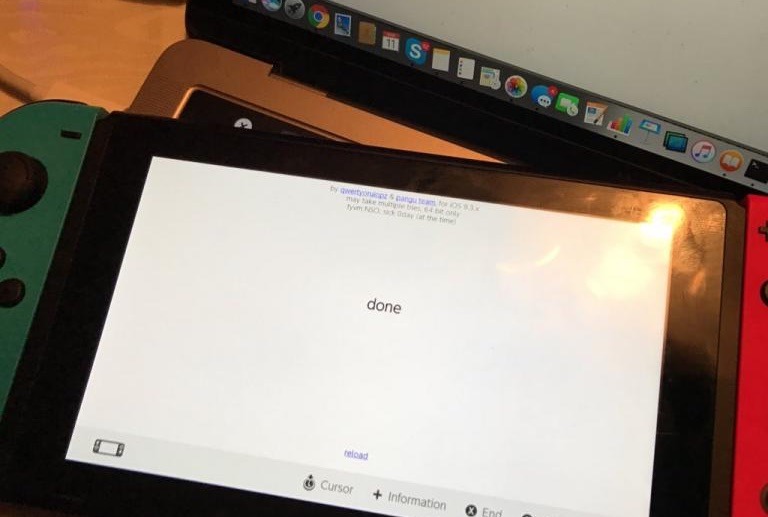 Jailbreaking a nintendo store switch