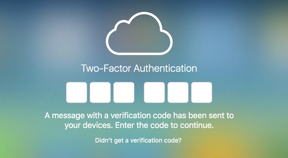 turn off two-factor authentication icloud for mac