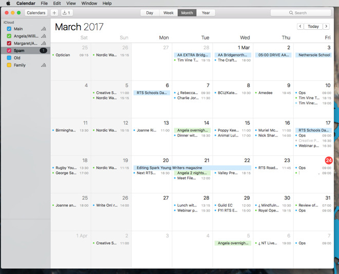 free calendar apps for mac integrations