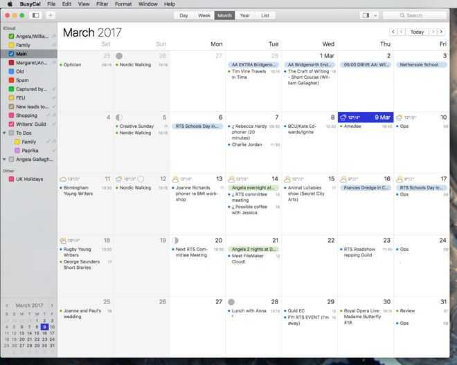 free calendar app for mac 2017