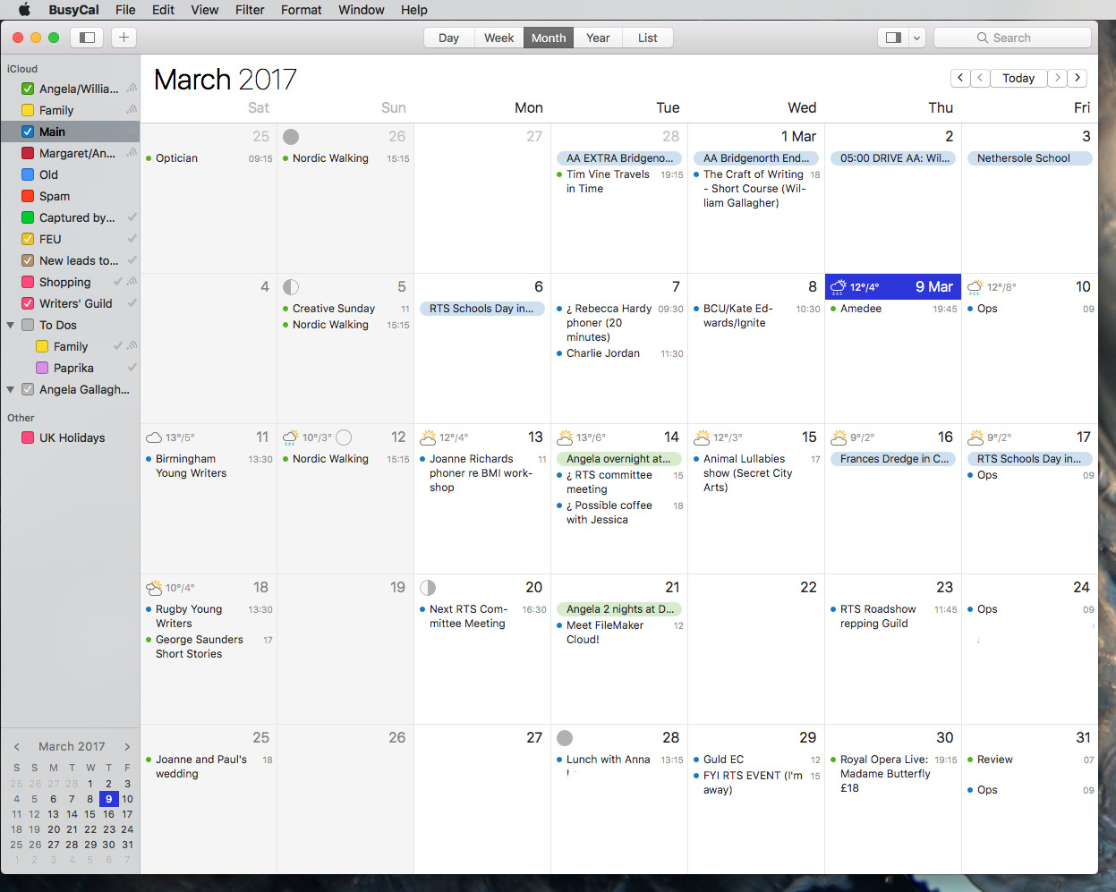 how to put calendar on mac desktop to phone