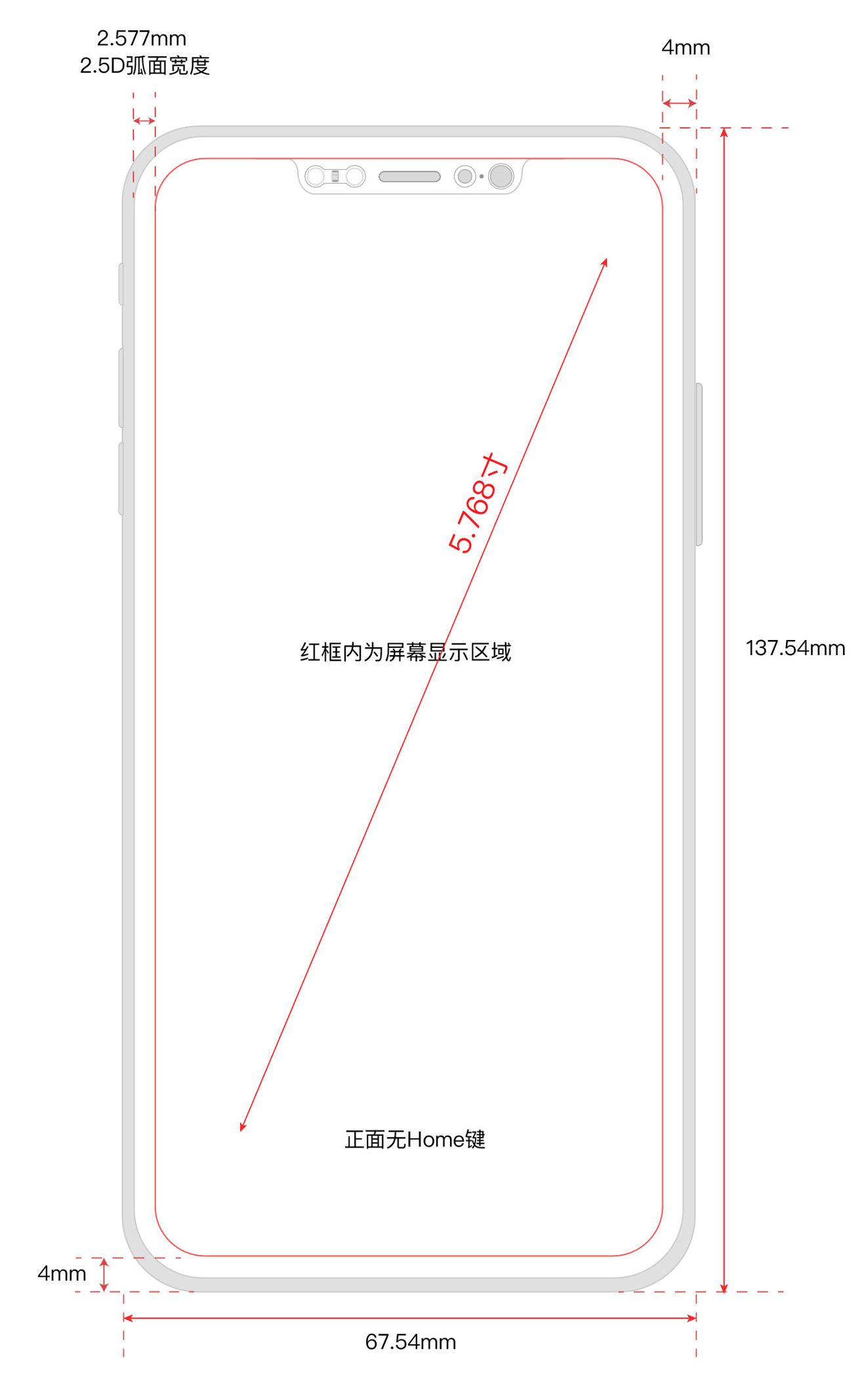 iphone 8 measurements in cm