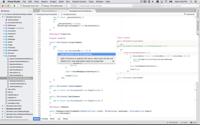 Microsoft Visual Studio Preview Mac