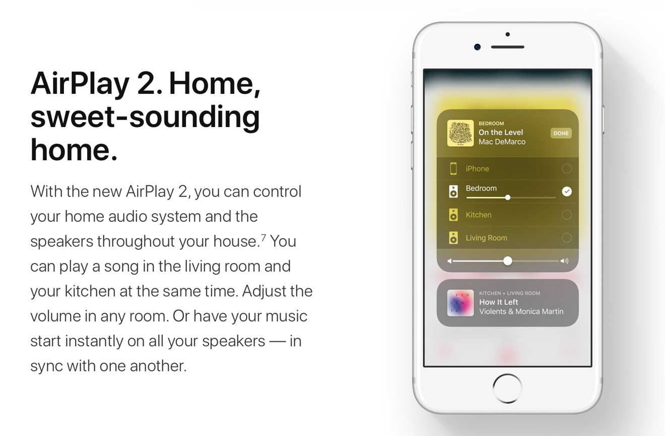 Airplay multiple hot sale speakers ios 11